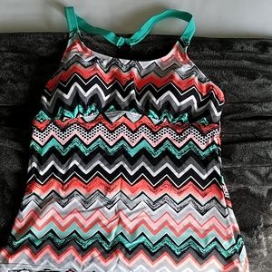Cute NWOT tankini top L